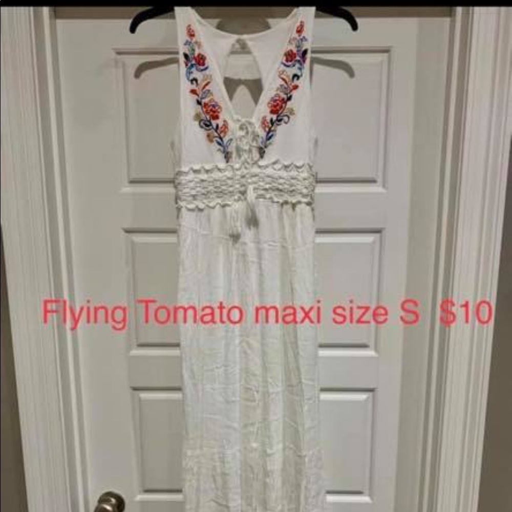 Flying tomato crochet dress. Super cute.